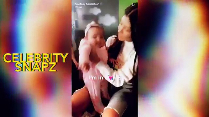 Kourtney Kardashian | Snapchat Videos | February 9th 2017 | ft Dream Kardashian & Kim Kard