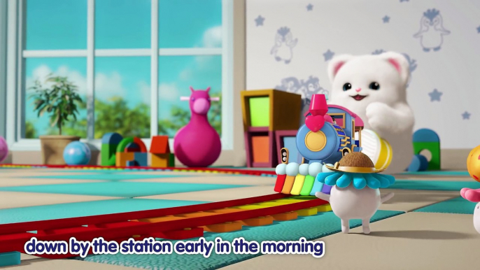 Down by the Station - Songs For Children - Songs For Kids - Nursery Rhymes Compilation - Cartoon Animation Songs for Kid