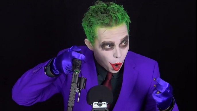 Relax with THE JOKER - ASMR whisper, metal, fabric, soft voice (parody) - TheSeanWardShow | Superheroes | Spiderman | Superman | Frozen Elsa | Joker