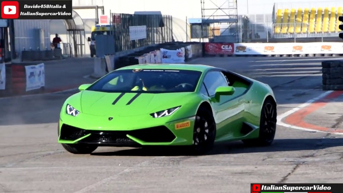 Lamborghini HuracÃ n LP610-4 Hot Laps + Simone Campedelli On-Board - Motor Show Bologna 2017