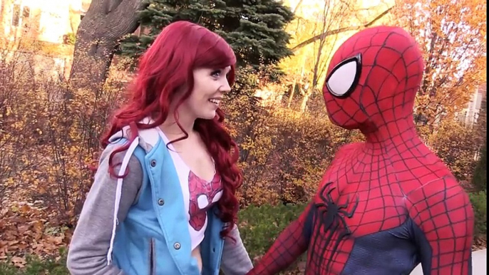 SPIDER-MAN vs IRON JOKER with Mary Jane - Real Life Superhero Movie | Superheroes | Spiderman | Superman | Frozen Elsa | Joker