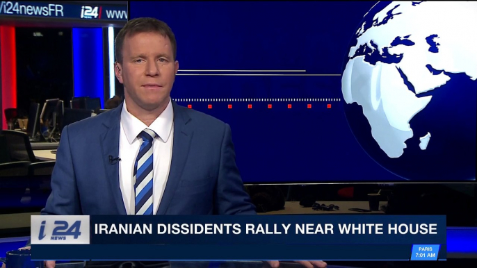 i24NEWS DESK | Iranian dissidents rally near White House | Monday, January 1st 2018