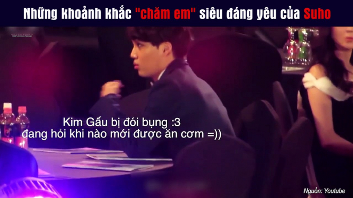 Những khoảnh khắc "chăm em" siêu đáng yêu của Suho