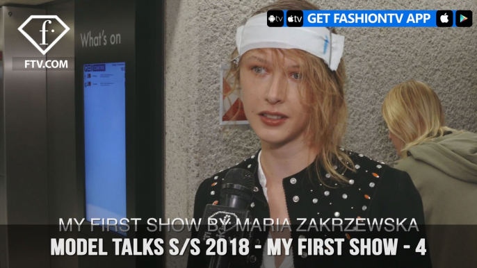 My First Show from Top Models in the World Model Talks S/S 2018 Part 4 | FashionTV | FTV