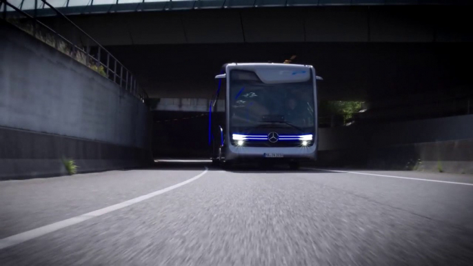 Présentation du futur bus autonome de Mercedes