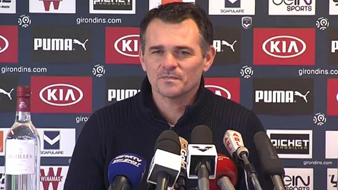 Conférence avant Marseille Willy Sagnol par Girondins