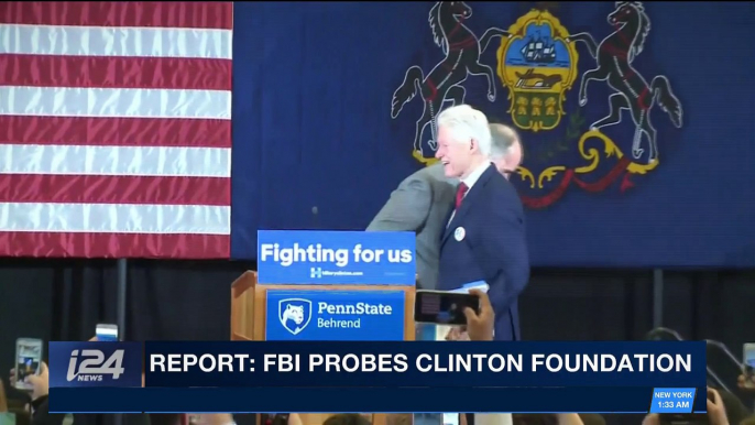 i24NEWS DESK | Report: FBI probes Clinton foundation | Saturday, January 6th 2018