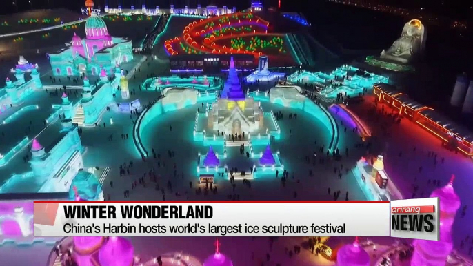 China's Harbin hosts world's largest ice sculpture festival