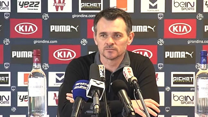 Conférence Willy Sagnol avant Reims Bordeaux par Girondins