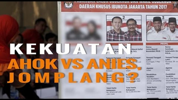 KEKUATAN AHOK VS ANIES JOMPLANG?