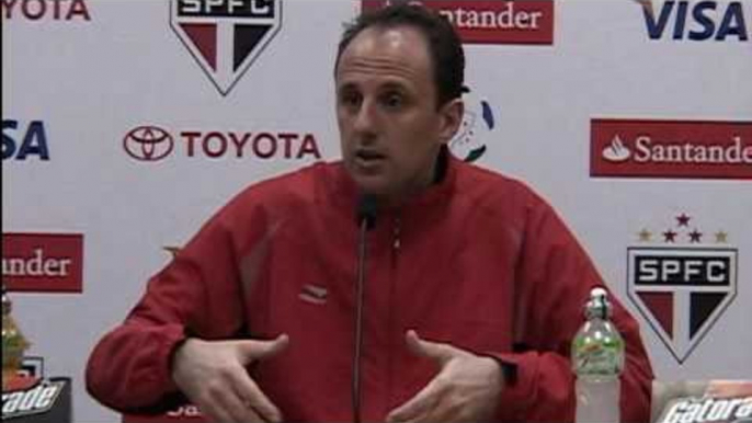 [Coletiva] - São Paulo 0 x 0 Universitário - Rogério Ceni - parte 2