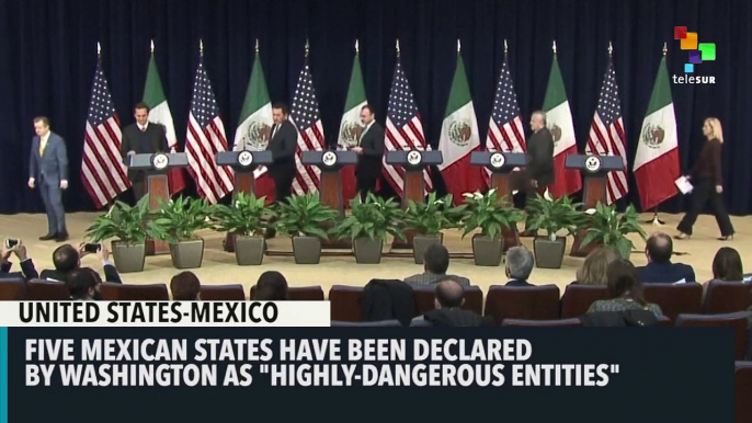UNITED STATES ISSUES WARNING ABOUT TRIPS TO 5 MEXICAN STATES