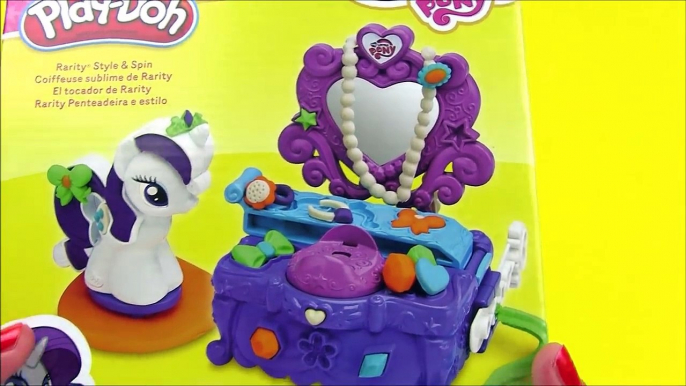 Пластилин Плей До Туалетный Столик Play Doh Rarity Style & Spin. Май Литл Пони на Русском