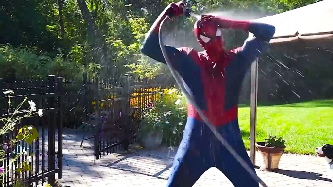 Frozen Elsa PRANK Spiderman- POOL FUN - Superheroes in Real Life | Superheroes | Spiderman | Superman | Frozen Elsa | Joker