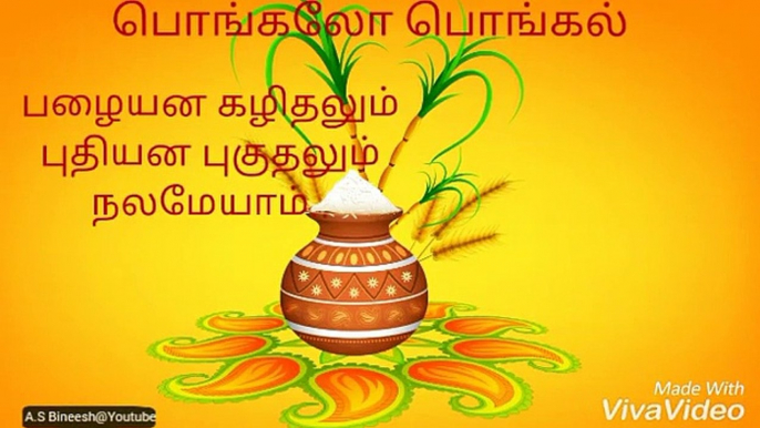 Pongal Wishes in Tamil - Pongal Wishes - Pongal 2018 - Pongal wishes 2018 - Pongal Whatsapp status