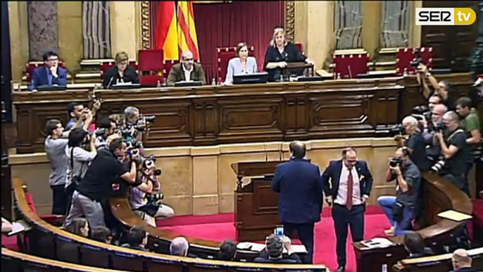 El juez prohíbe a Junqueras, Forn y Sànchez ir a los plenos del Parlament