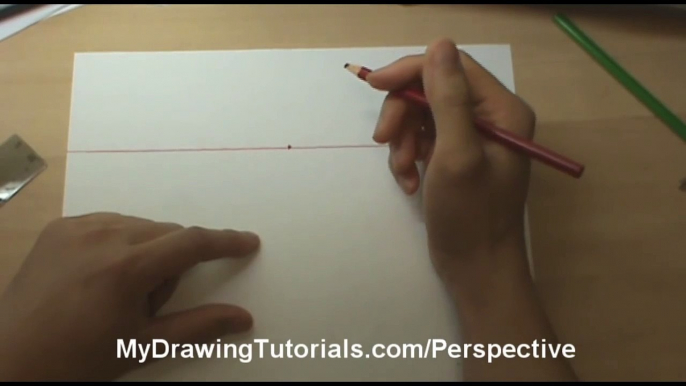 One Point Perspective Drawing Tutorials - How To Draw Space In Perspective