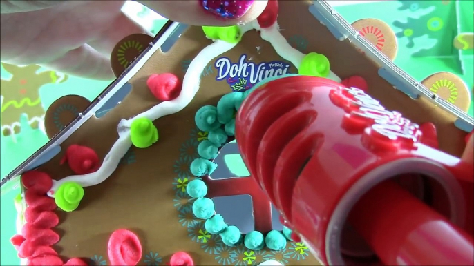 DohVinci Gingerbread House! DIY Gingerbread Man Cookies! Season 4 Shopkins Crate! FUN CRAFT!