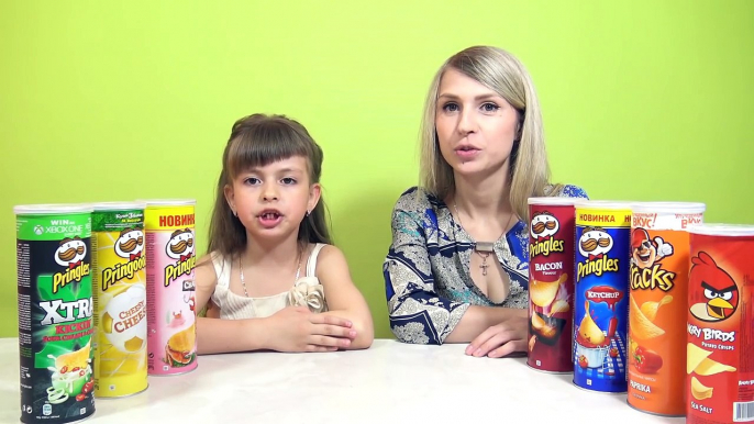 ЧИПСЫ ЧЕЛЛЕНДЖ от Vasilisa TV Вызов Принят | PRINGLES CHALLENGE