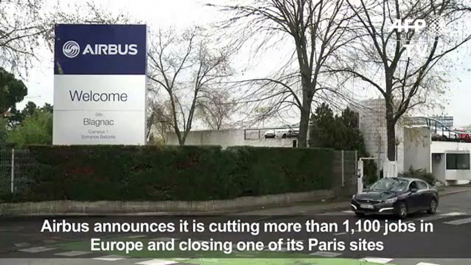 Airbus cuts 1,100 jobs in France, Germany