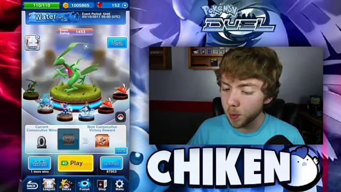 TRYING OUT SCEPTILE - POKEMON DUEL WATER GYM CUP BATTLES