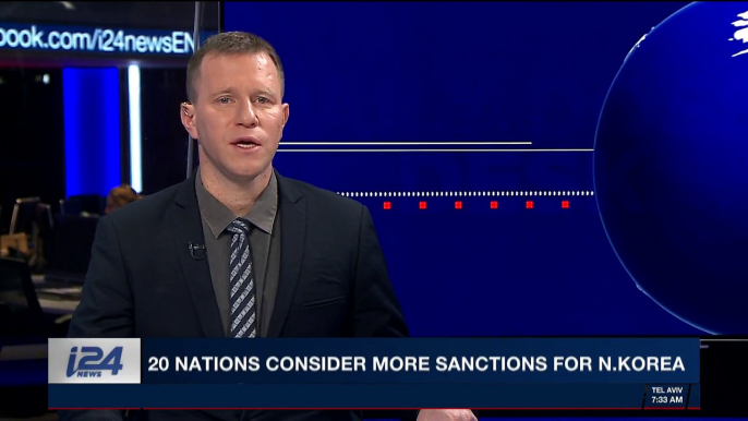 i24NEWS DESK | 20 nations consider more sanctions for N.Korea | Wednesday, January 17th 2018