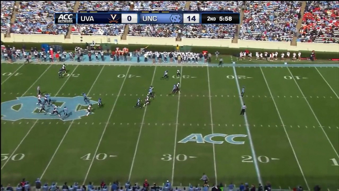 UNC Football: Switzer 85 yard TD Return