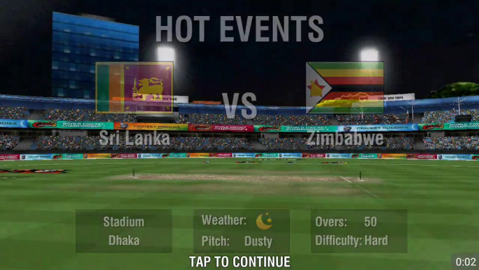 17th Janaury 2018 Sri Lanka Vs Zimbabwe, 2nd ODI Match Highlights at Dhaka World Cricket Championshi