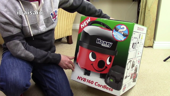 Henry Cordless HVB160 Vacuum Cleaner Unboxing & Demonstration