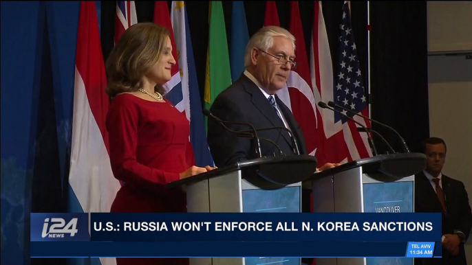 i24NEWS DESK | U.S.: Russia won't enforce all N. Korea sanctions | Thursday January 18th 2018