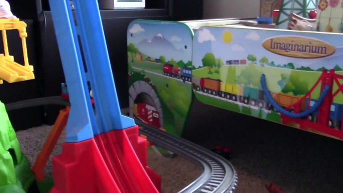 Thomas & Friends The Great Race Trackmaster Sky High Bridge Jump - Highest Jumper Sky Jump Playtime