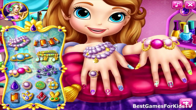 Sofia the First Nail Spa Princess Cute Video Game