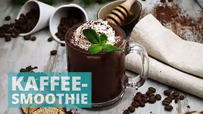 Nimm doch gleich das ganze Frühstück mit dem Kaffee auf. Mit einem kalten Kaffee-Smoothie startest du gut in den Sommertag! ☀️☕️ZUM REZEPT