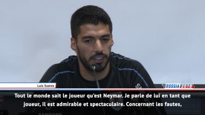 Quarts - Suárez : ''Neymar sera toujours critiqué''