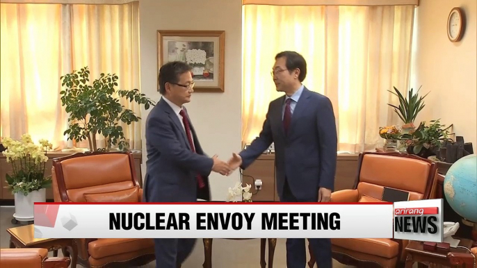 Top nuclear envoys of South Korea, U.S. to discuss ways to resume talks with North Korea