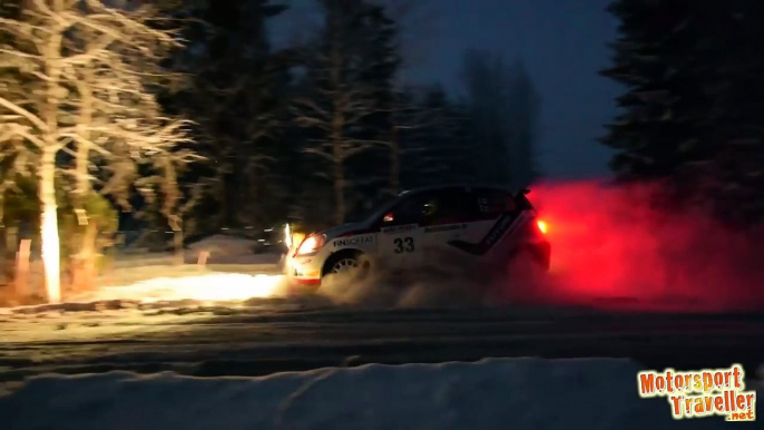 Finnish Rally Winter 2016 (Action & Crashes)