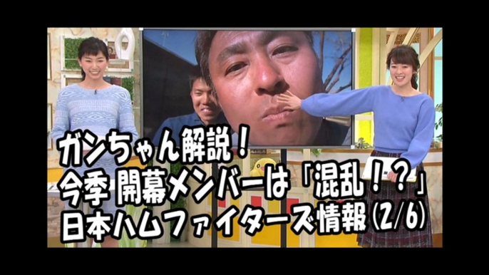 日本ハム ガンちゃん解説！今季のファイターズ 開幕メンバーは「混乱！？」 2018.2.6 日本ハムファイターズ情報 プロ野球