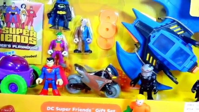 D.C Nation Super Freinds Imaginext Batman Gift Set with Joker, Two-Face, Super-Man & Aquaman