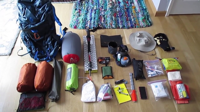 Backpacking 01: Gear List (Semi-Ultralight)