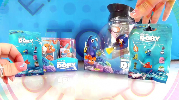 FINDING DORY COFFEE POT PLAY SET WITH DORY AND NEMO SWIMMERS AND FIND DORY BLIND BAGS AND ORBEEZE