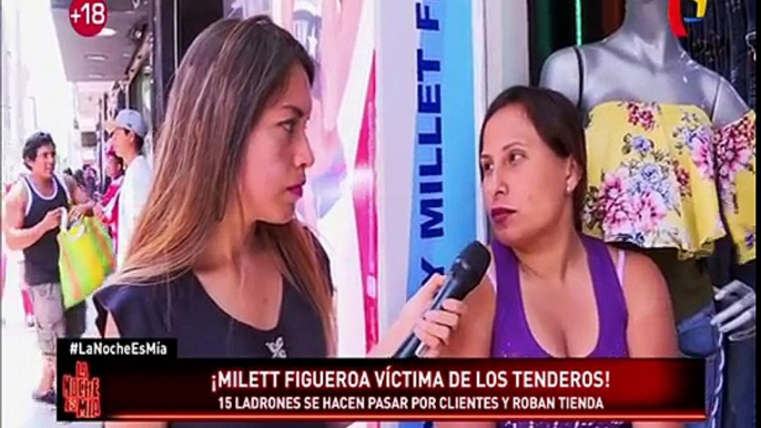 Millet Figueroa: 'tenderas' roban mil 800 soles en mercadería de su tienda