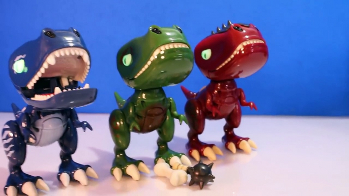 MIPOSAUR vs ZOOMER Robotic Dinosaur Toy | Pet Dino Fight | HOT Christmas Toys Toypals.tv