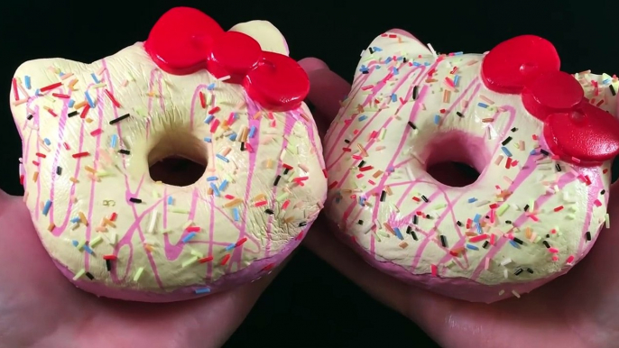 NEW VS. OLD HELLO KITTY DONUT SQUISHIES