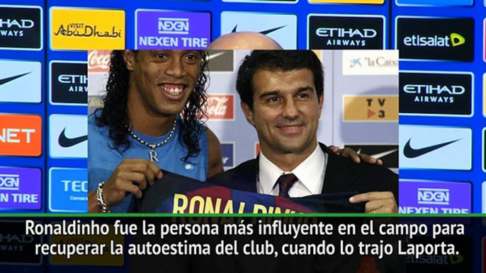 Guardiola- No vi a nadie como Ronaldinho, hasta que llegó Messi / Guardiola - I did not see anybody as Ronaldinho, until Messi came