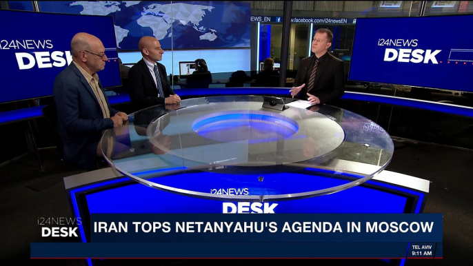 i24NEWS DESK | Iran tops Netanyahu's agenda in Moscow | Tuesday, January 30th 2018