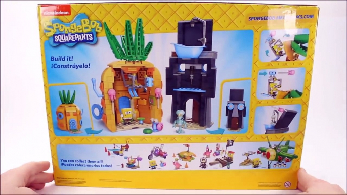 Mega Bloks SpongeBob SquarePants Bad Neighbors Set Sandy & Patrick Wacky Packy Kids Toys