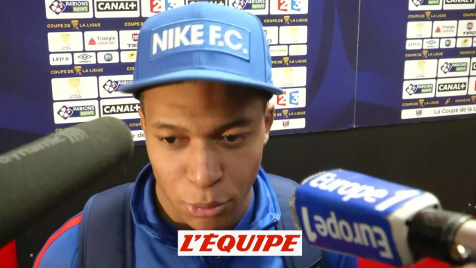 Foot - Coupe de la Ligue : Mbappé «C'était un match difficile»