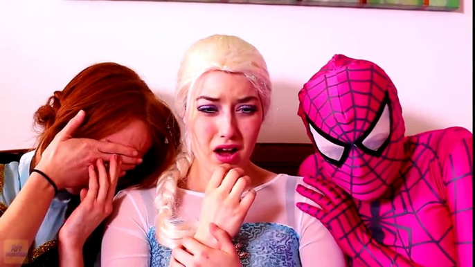 Spiderman, Frozen Elsa & Anna and Pink Spidergirl vs Ghost! Funny Superhero Movie in Real Life | Superheroes | Spiderman | Superman | Frozen Elsa | Joker