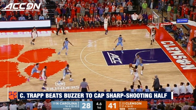 Clemson Caps Sharp-Shooting Half vs. UNC With Buzzer-Beating 3