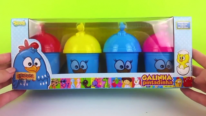 MASSINHAS PLAY DOH GALINHA PINTADINHA PEPPA PIG PATRULHA CANINA BRINQUEDOS SURPRESAS